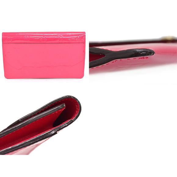 Louis Vuitton Portfoy Jeanne wallet long wallet Vernis HotPink - Picture 5 of 5